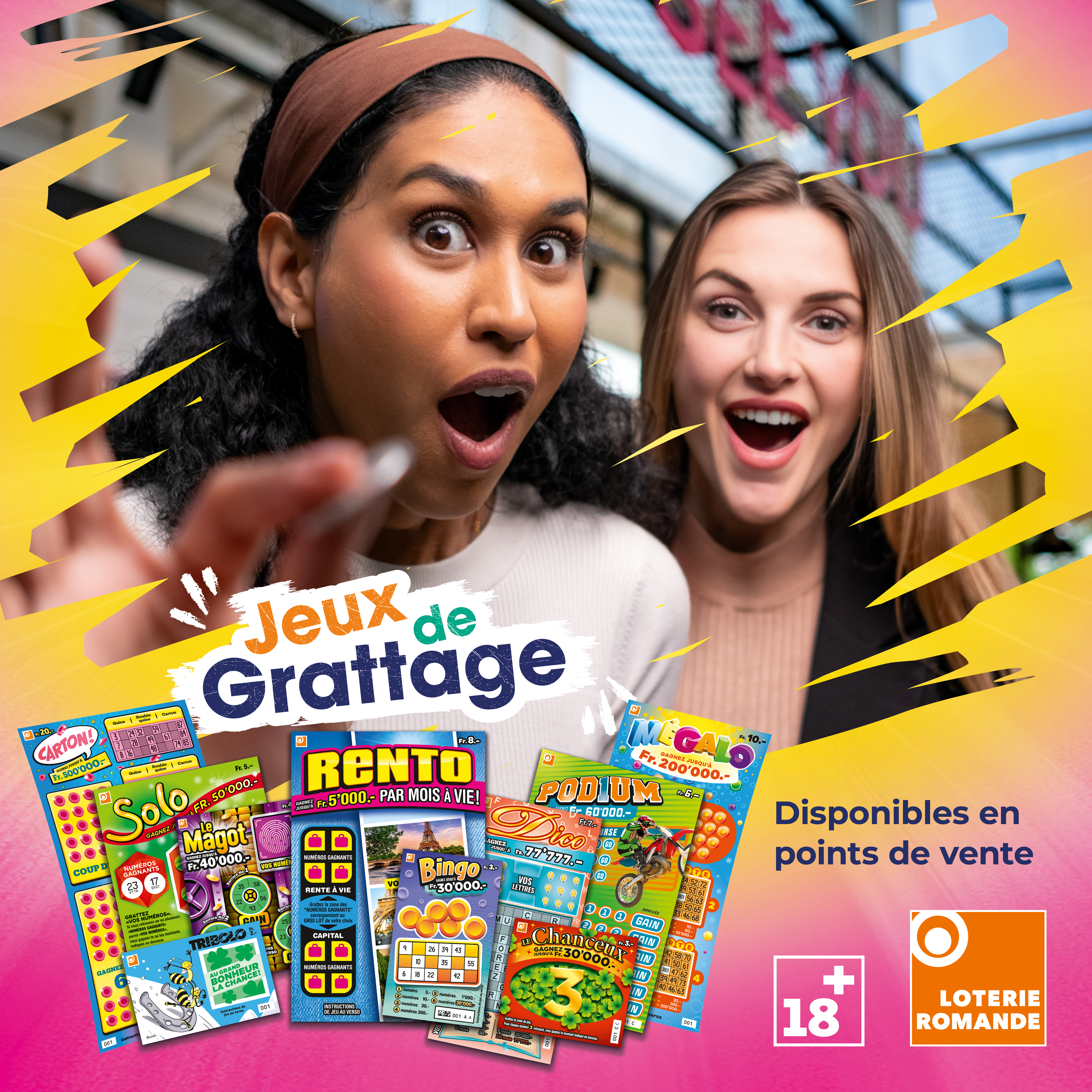 Campagne Loterie Romande - Grattage